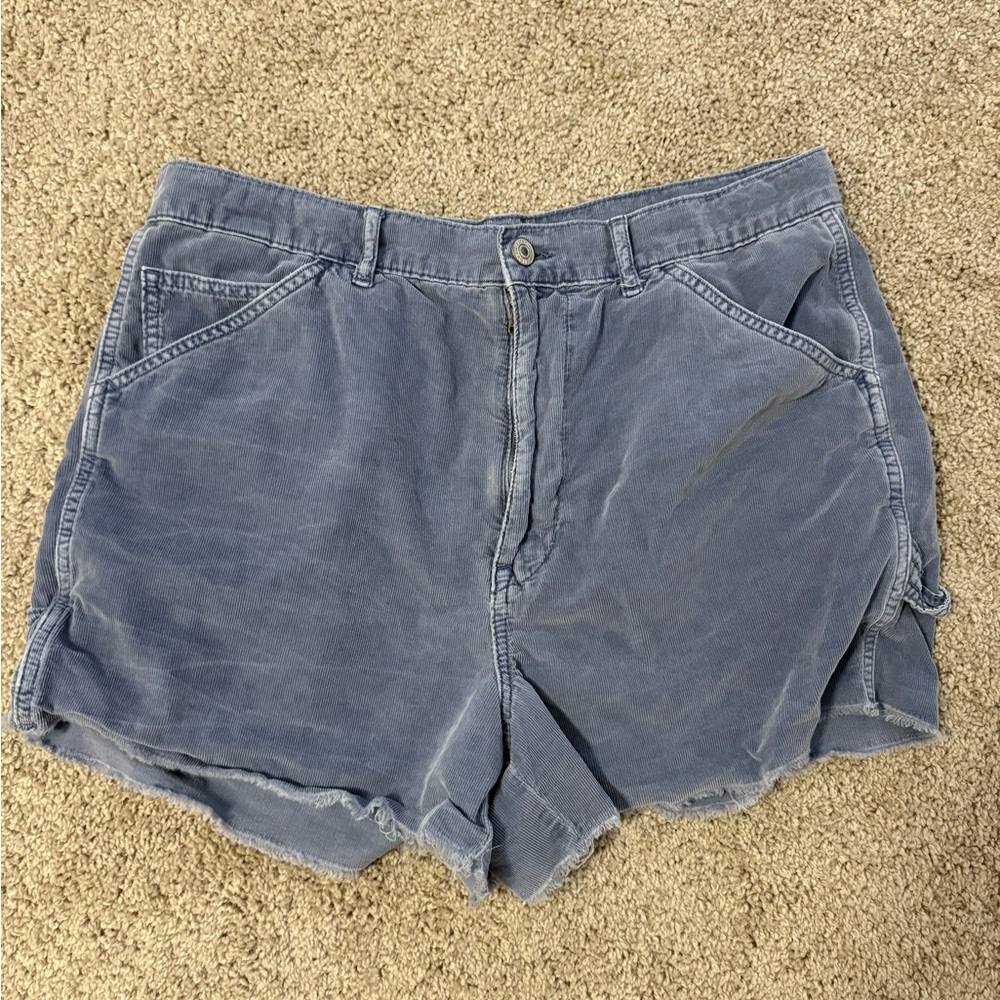 American Eagle Outfitters Blue Corduroy Shorts